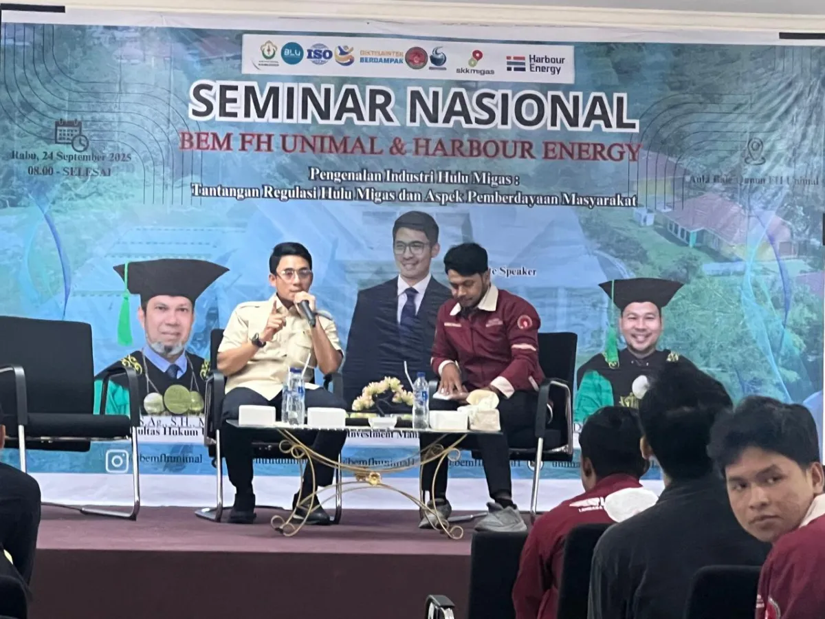 Harbour Energy, SKK Migas Sumbagut, dan Unimal Bahas Tantangan Regulasi Hulu Migas dalam Kuliah Umum