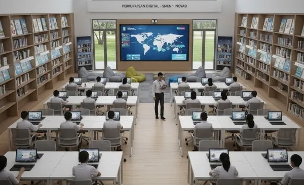 Perpustakaan Digital SMP di Paser Hadapi Kendala Kualitas Internet