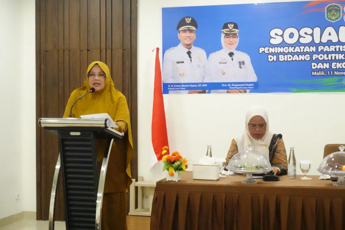 Dinsos P3A Luwu Timur Sosialisasikan Peningkatan Partisipasi Perempuan di Berbagai Bidang