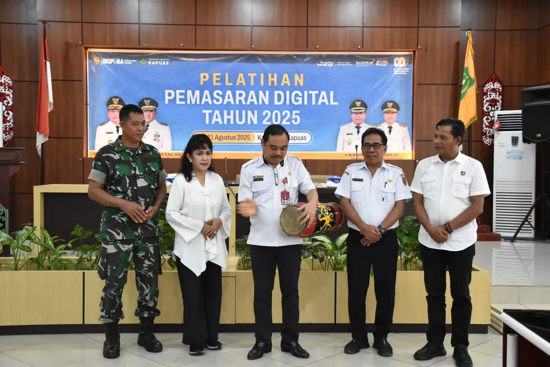Pemkab Kapuas Bersinergi Gelar Pelatihan Pemasaran Digital Tingkat Provinsi Kalimantan Tengah