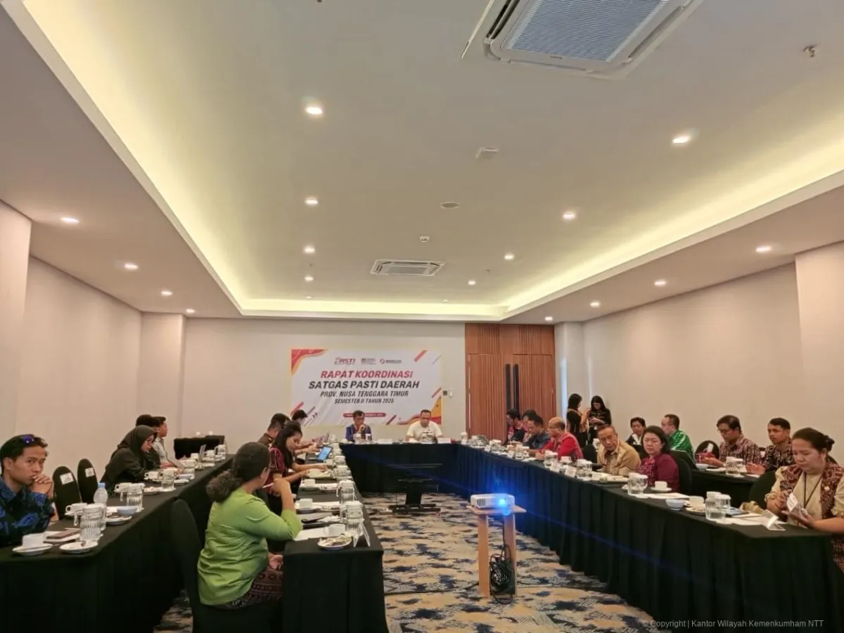 Kanwil Kemenkum NTT Perkuat Koordinasi Satgas PASTI Hadapi Maraknya Keuangan Ilegal