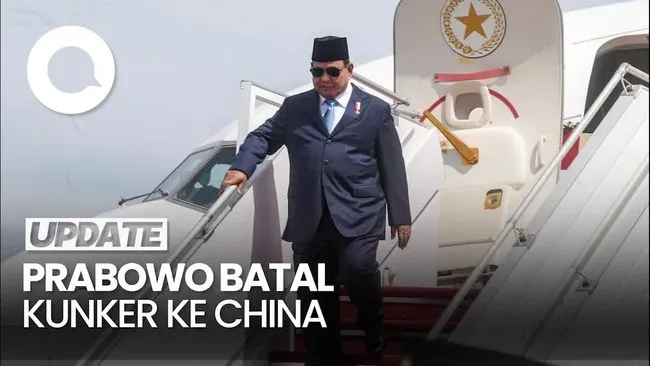 Prabowo Batalkan Kunjungan Kerja ke China, Pilih Fokus Selesaikan Polemik Dalam Negeri