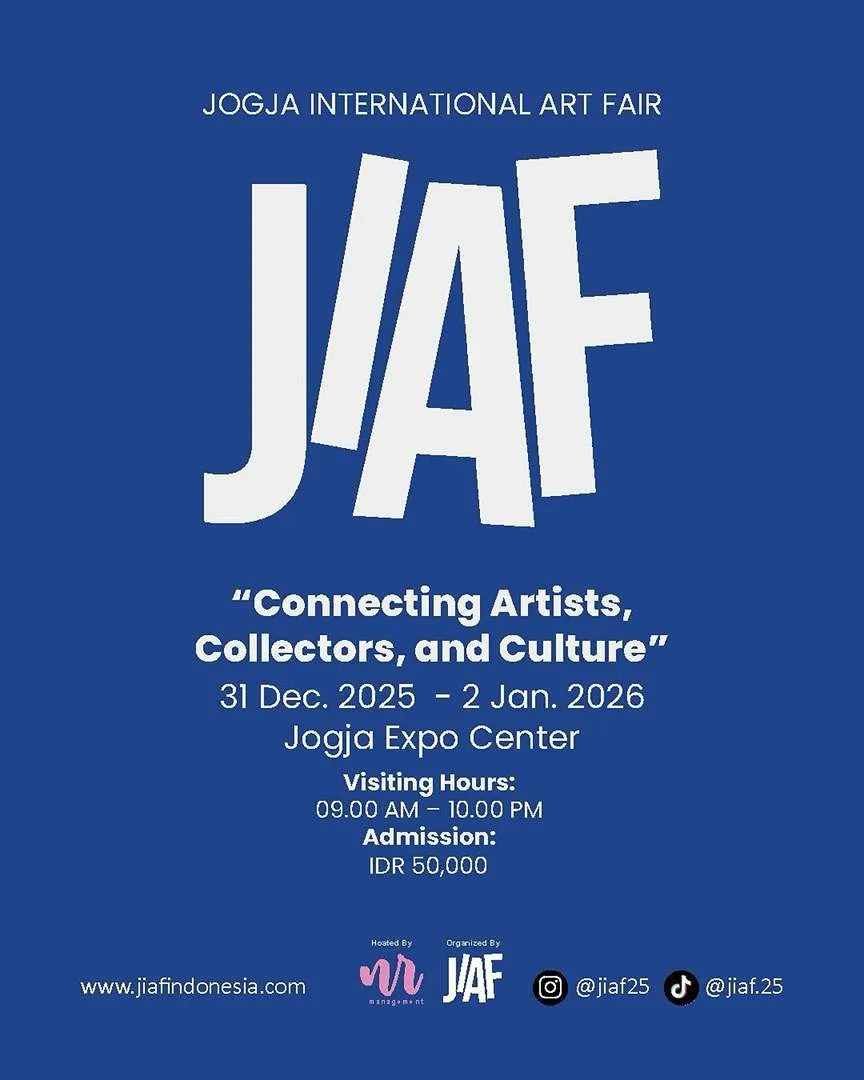 Jogja International Art Fair Dijadwalkan Berlangsung 31 Desember 2025–2 Januari 2026