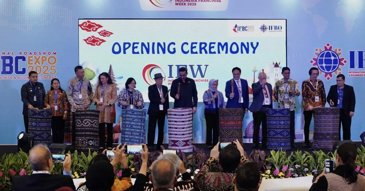 Indonesia Franchise Week 2025 Dibuka di ICE BSD City, Angkat Tema "Energizing Entrepreneurship"