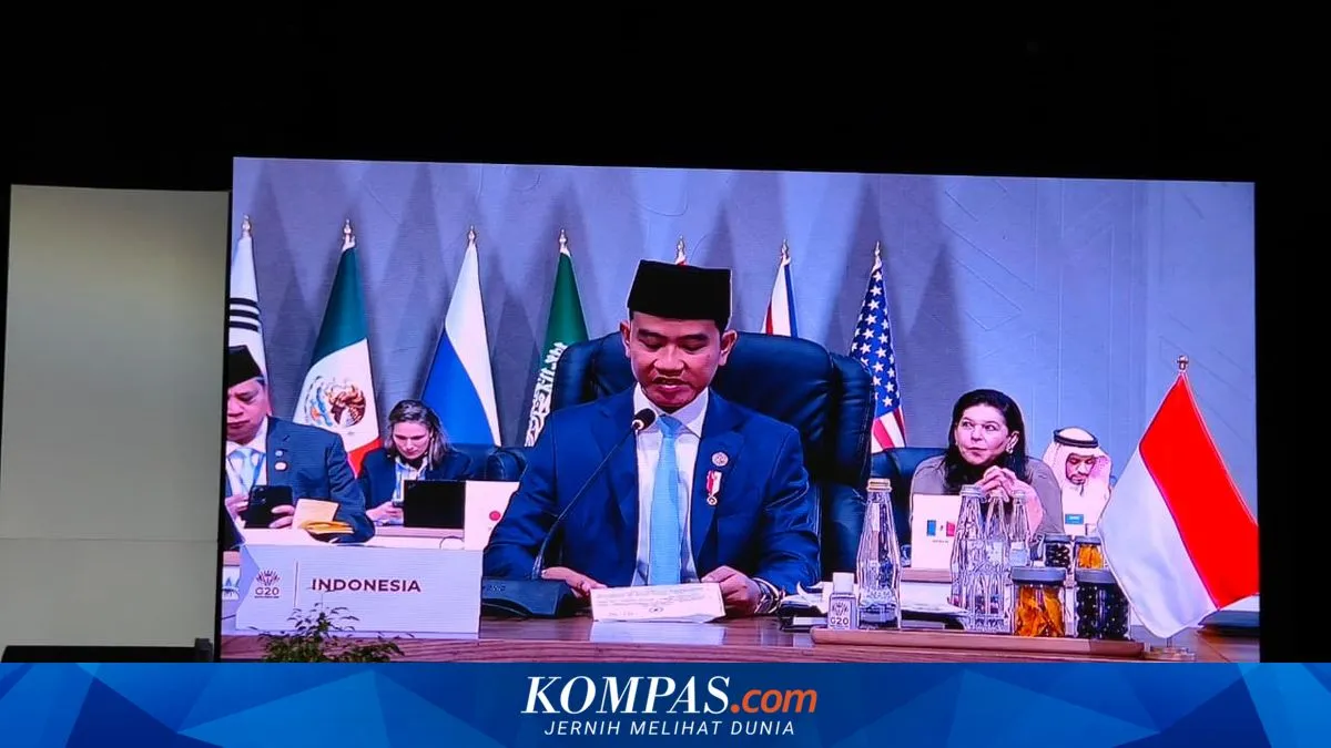 Pidato Perdana di KTT G20 Johannesburg, Gibran Sampaikan Salam Prabowo dan Soroti Keuangan Berkelanjutan