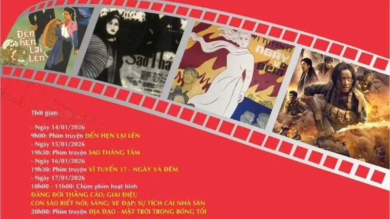 Institut Film Vietnam Gelar Pemutaran Film Sambut Kongres Nasional Partai Komunis Vietnam ke-14