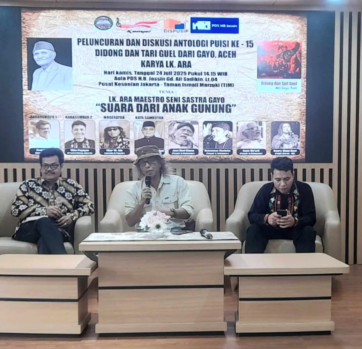 LK.Ara Luncurkan Antologi Puisi ke-15 tentang Didong dan Tari Guel Gayo di TIM