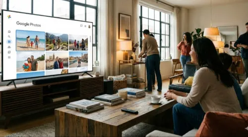 Samsung Akan Integrasikan Google Photos di Smart TV Mulai 2026