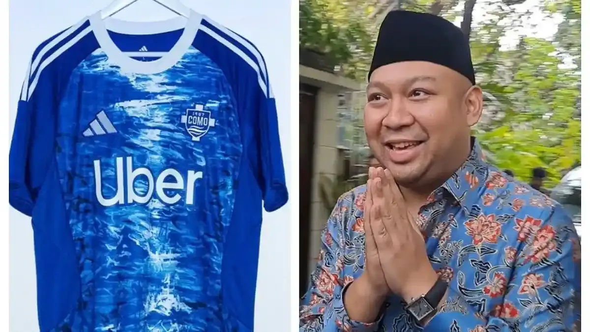 Como 1907 Rilis Jersey Kandang 2025/2026 Rancangan Didit Hediprasetyo, Terinspirasi Danau Como