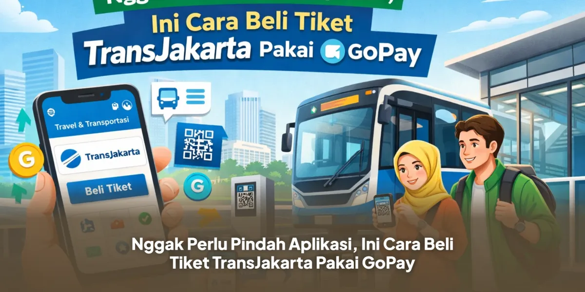 GoPay dan TransJakarta Kerja Sama, Pembelian Tiket Kini Bisa Langsung di Aplikasi GoPay