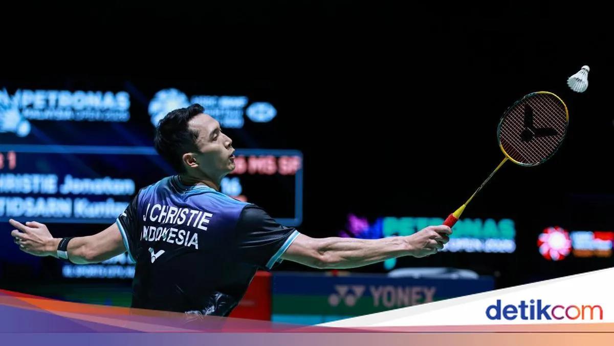 Jonatan Christie Jadi Runner-up India Open 2026 Usai Kalah di Final