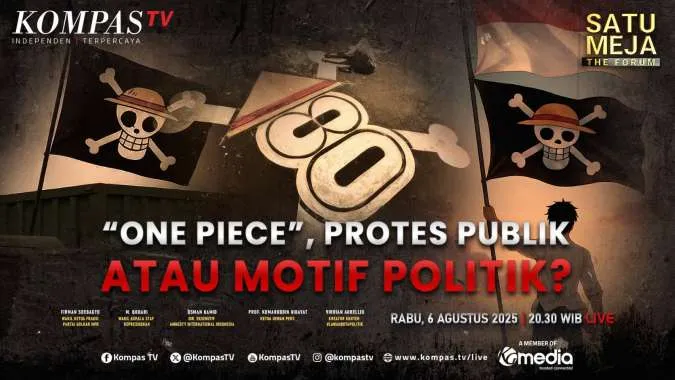 Fenomena Pengibaran Bendera One Piece Jelang HUT ke-80 RI Jadi Sorotan, Protes Publik atau Upaya Memecah Belah?