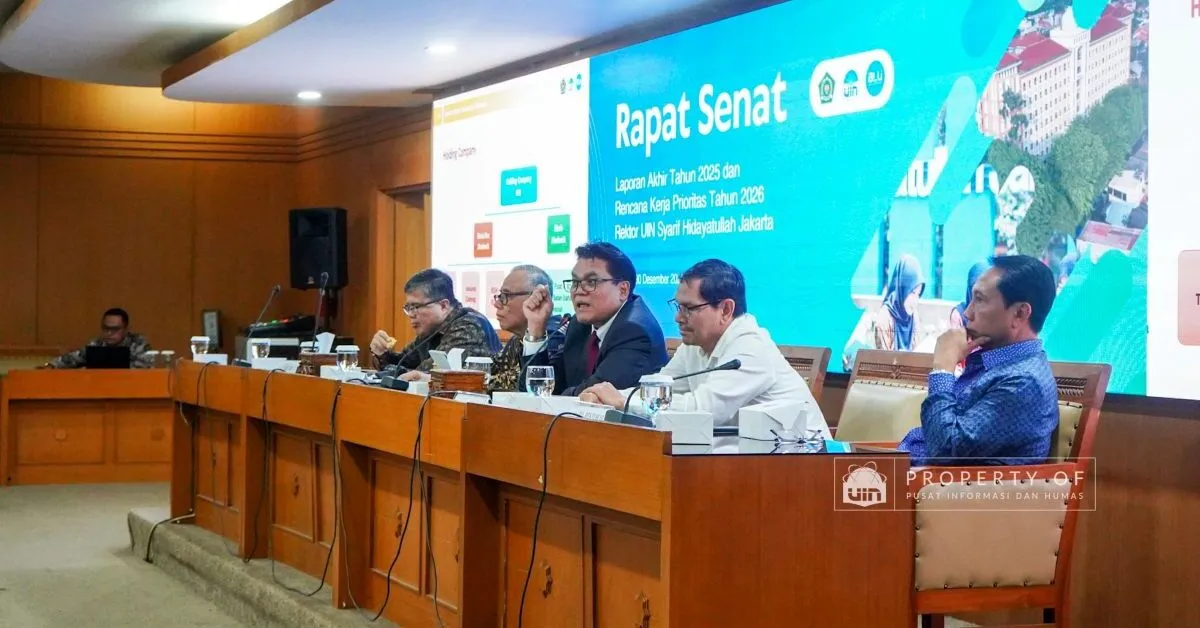 Rektor UIN Jakarta Paparkan Capaian 2025 dan Prioritas Transformasi 2026 Menuju PTNBH