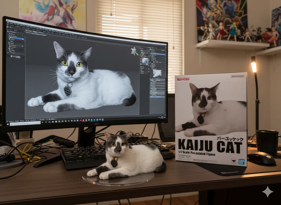 Tren Foto AI Bergaya Kemasan Mainan Bandai Viral, Bandai Namco Keluarkan Peringatan