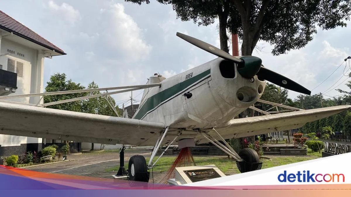 Pesawat Pertanian Piper Pawnee PA-25 Menjadi Koleksi Museum Perkebunan Indonesia I