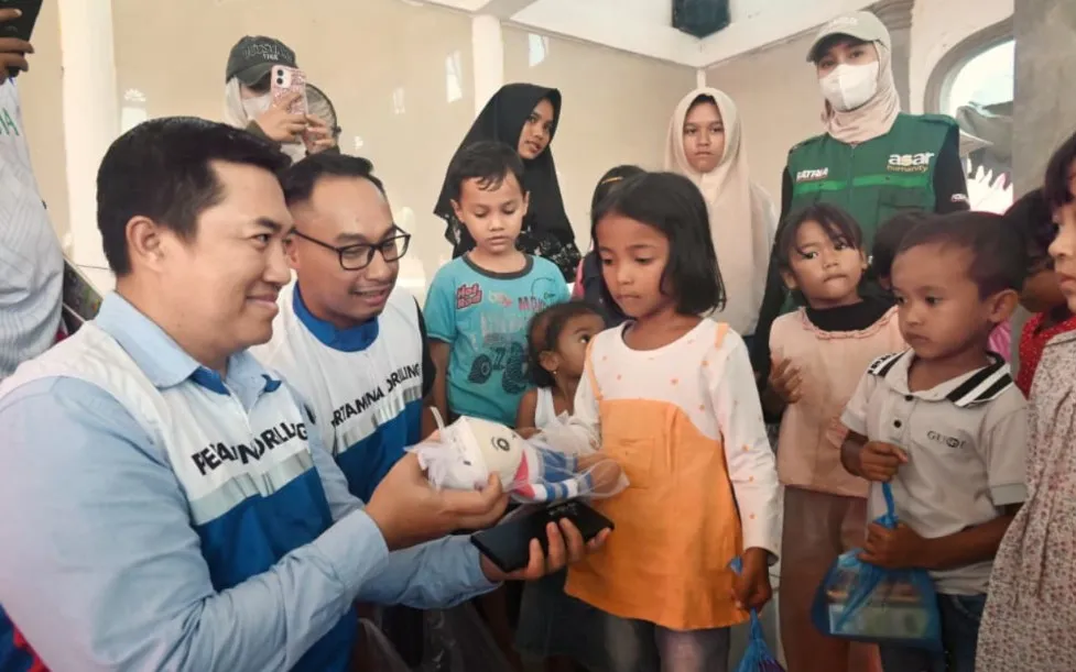 Direktur Operasi Pertamina Drilling Tinjau Dapur Umum untuk Korban Banjir di Pidie Jaya