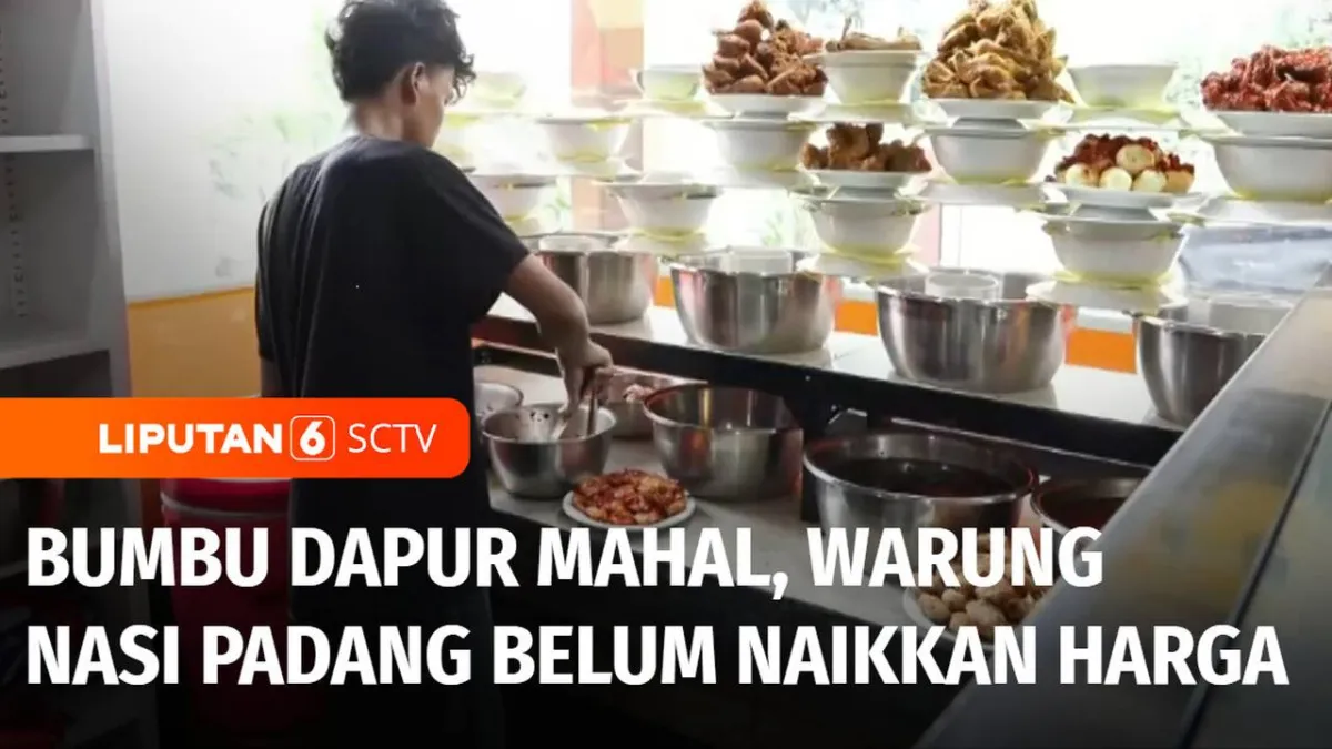 Harga Bumbu Dapur Naik, Pedagang Nasi Padang Masih Tahan Harga Jual