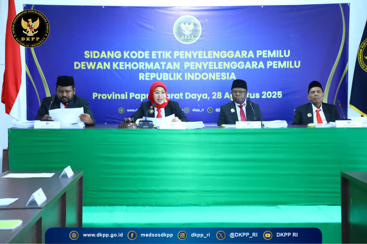 Ratna Dewi Ingatkan Penyelenggara Pemilu Jalankan Tugas Sesuai Hukum dan Etika dalam Sidang DKPP di Sorong
