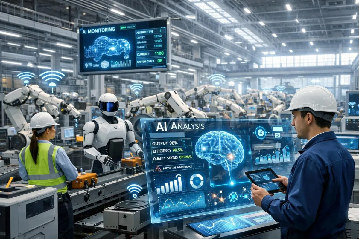 Tren Industry 4.0 pada 2026: AI dan IoT Menguatkan Arah Pabrik Cerdas