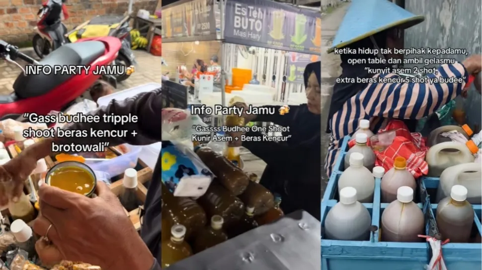 Tren “Party Jamu” Viral di Media Sosial, Anak Muda Ramai-ramai Minum Jamu Keliling