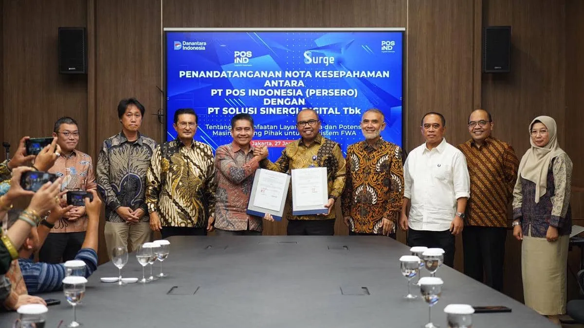 Pos Indonesia Gandeng Surge, Manfaatkan Jaringan Kantor dan Aset untuk Perluas Internet Terjangkau