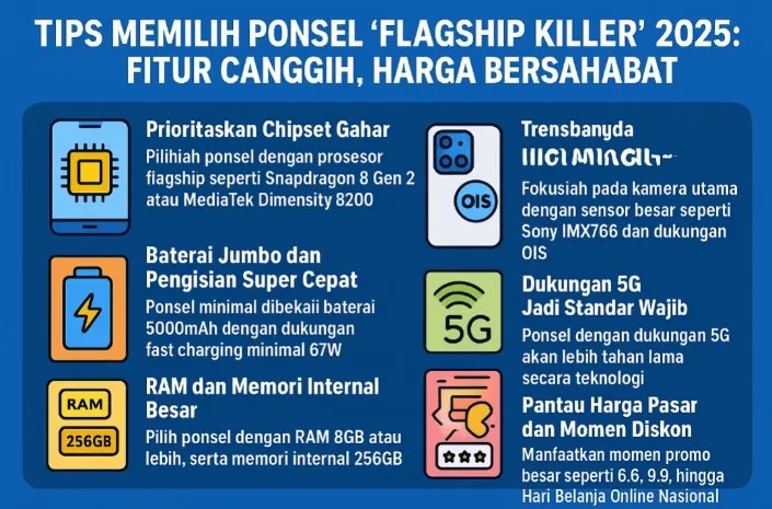 Panduan Membeli Smartphone Flagship Killer 2025: Performa Premium dengan Harga Lebih Bersahabat