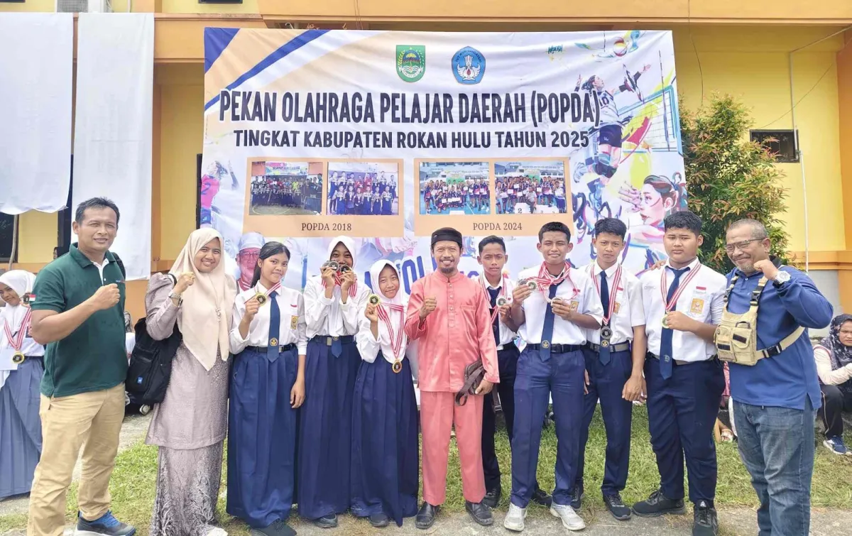 SMP Swasta Eka Dura Lestari Borong Prestasi Seni dan Olahraga di Ajang Pelajar Rokan Hulu