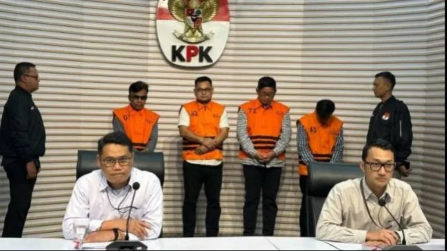 KPK Tahan Empat Tersangka Baru dalam Kasus Dugaan Korupsi Dinas PUPR OKU