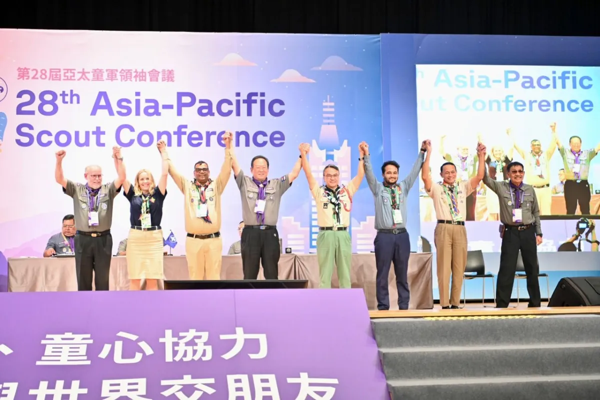 Konferensi Pramuka Asia-Pasifik ke-28 Dibuka di Taiwan, Lima Regional Scout Committees Terpilih