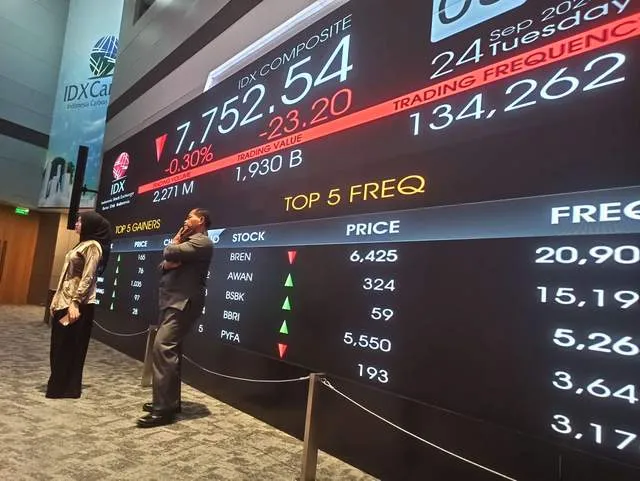 IHSG Turun 0,23 Persen Usai Kabar Kesepakatan Burden Sharing BI-Pemerintah