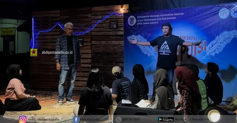 Taman Budaya Kalsel Gelar Pagelaran Seni Sastra Peringati Hari Puisi Indonesia 2025