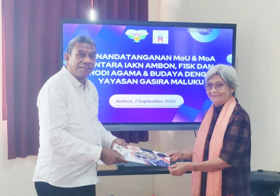 IAKN Ambon Teken MoU dengan Yayasan Gasira Maluku, Dorong Kolaborasi Pendidikan dan Advokasi Sosial