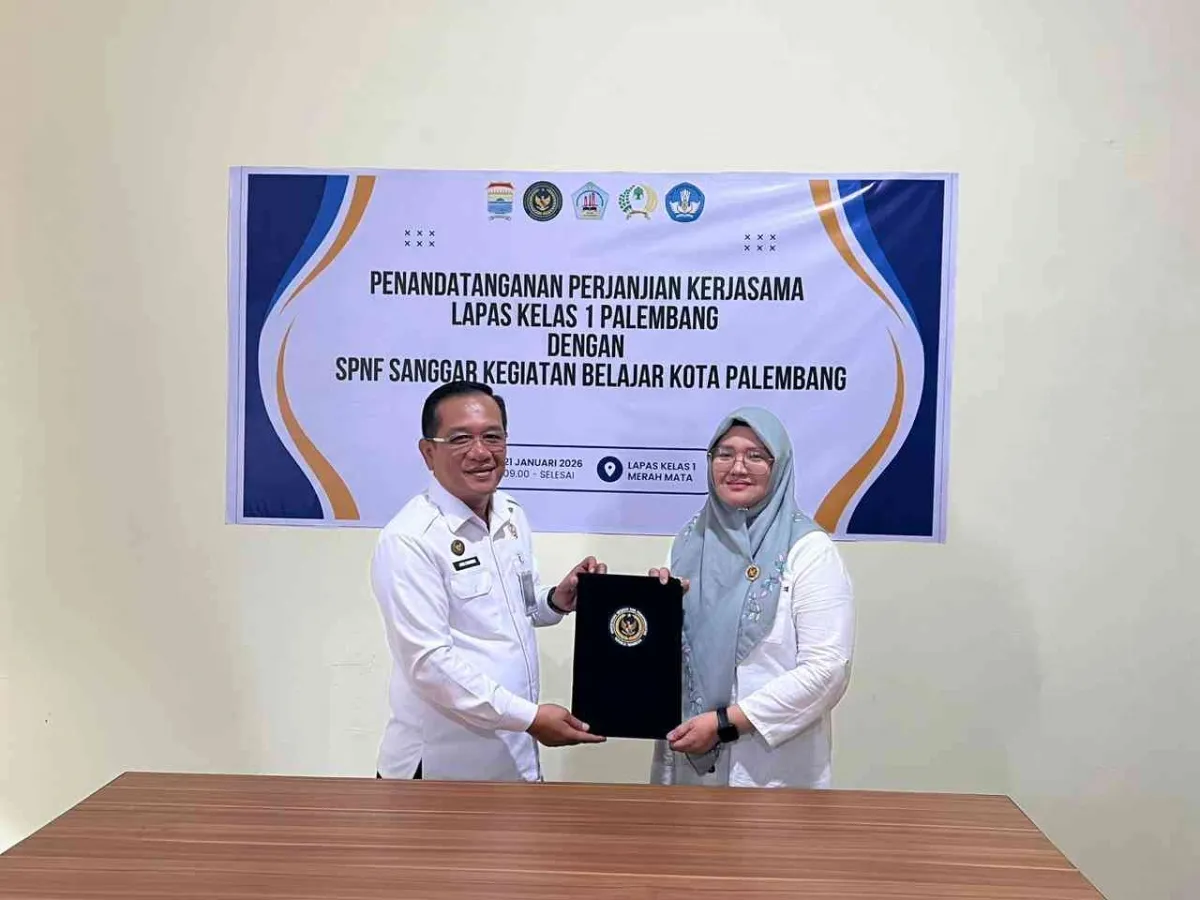 Lapas Kelas I Palembang Gandeng SKB Kota Palembang untuk Program Pendidikan Kesetaraan Warga Binaan