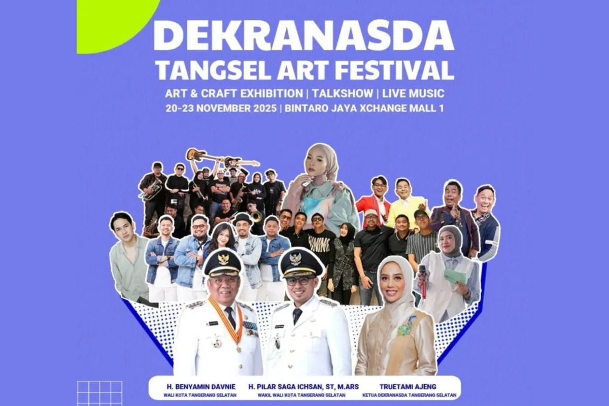 Tangsel Art Festival 2025 Tampilkan Pameran Karya Seni dan Penampilan Musisi Lokal
