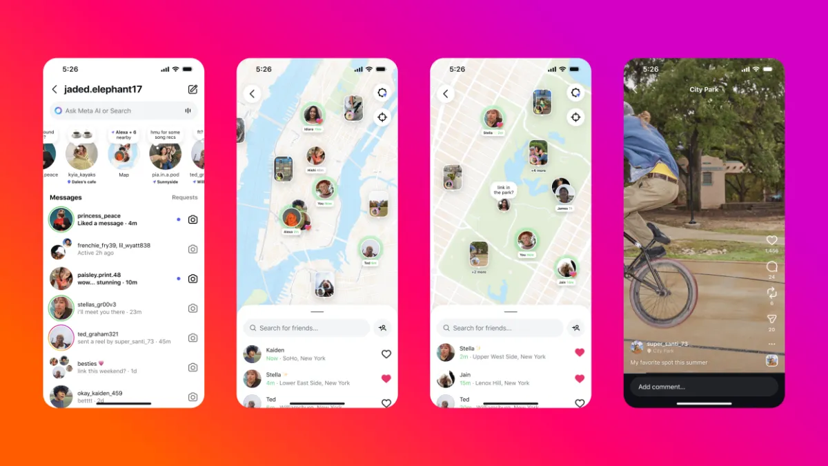 Instagram Luncurkan Friends Map, Fitur Peta Interaktif untuk Berbagi Lokasi dengan Teman