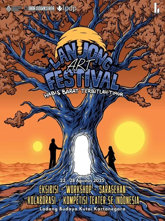 Lanjong Art Festival 2025 Digelar di Tenggarong, Hadirkan Kompetisi Teater Nasional dan Seniman Mancanegara