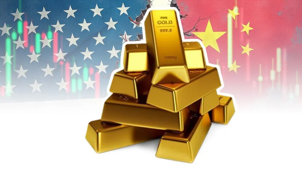 Meredanya Tensi Dagang AS-China Tekan Harga Emas, Pasar Menanti Sikap Bank Sentral