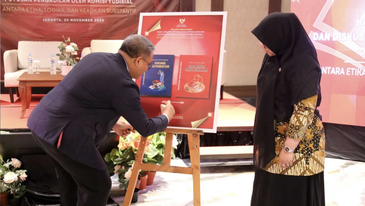KY Terbitkan Dua Buku Analisis Putusan Hakim Pidana dan Perdata, Fokus pada Putusan Berkriteria Baik