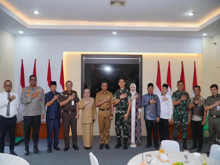 Bupati dan Wakil Bupati Kampar Bersilaturahmi ke Kodim 0313/KPR, Tegaskan Komitmen Sinergi Pembangunan