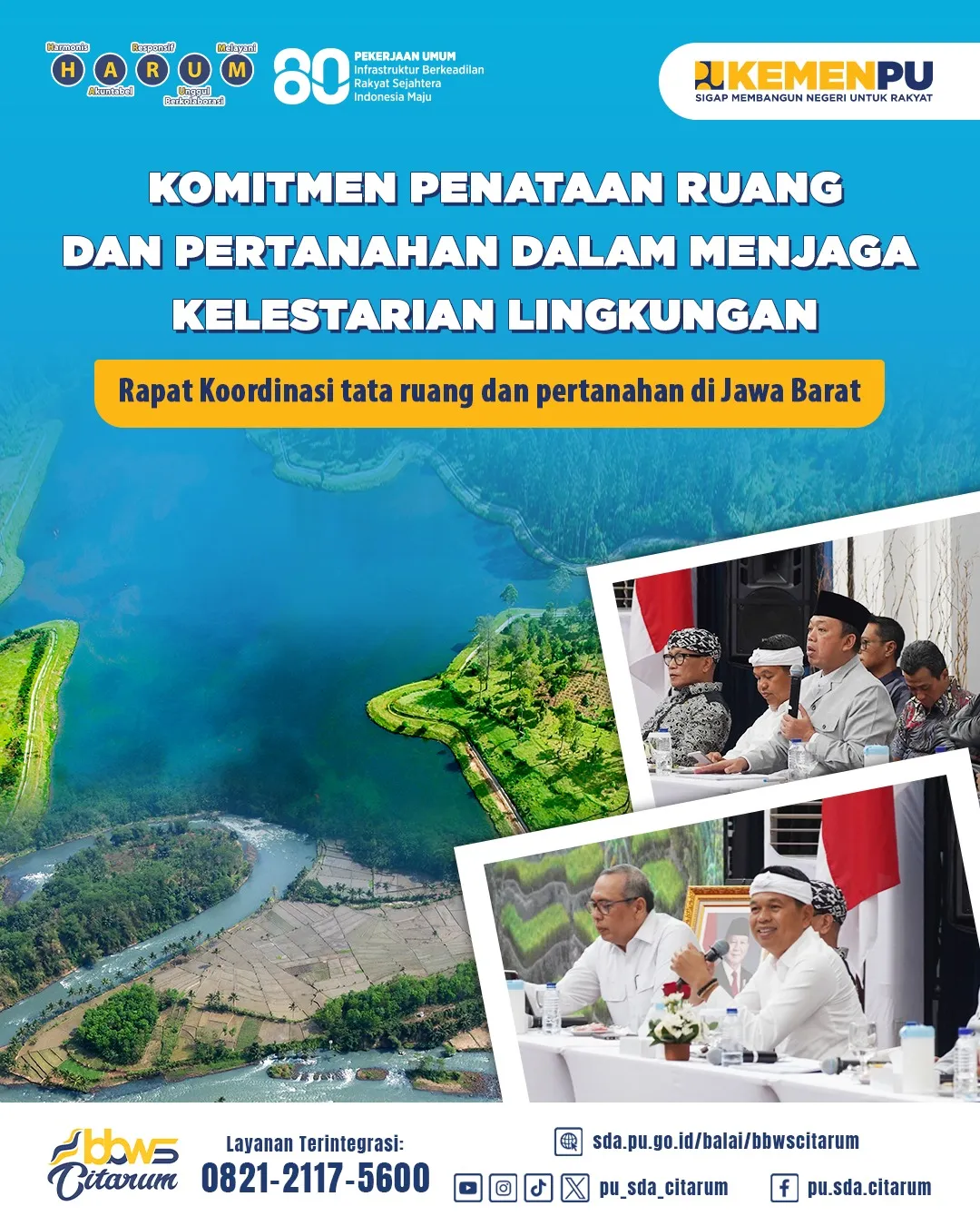 Rakor Tata Ruang dan Pertanahan Jabar Bahas Percepatan Pemulihan Hutan dan Pengelolaan Ruang untuk Air