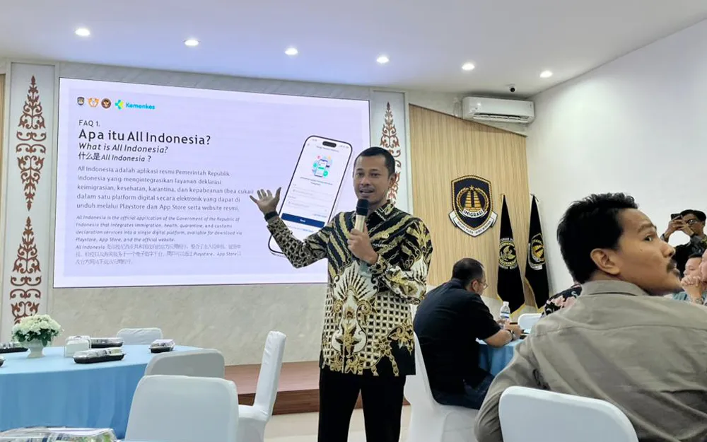 Imigrasi Tanjungpinang Sosialisasikan Aplikasi All Indonesia untuk Permudah Pendataan Kedatangan