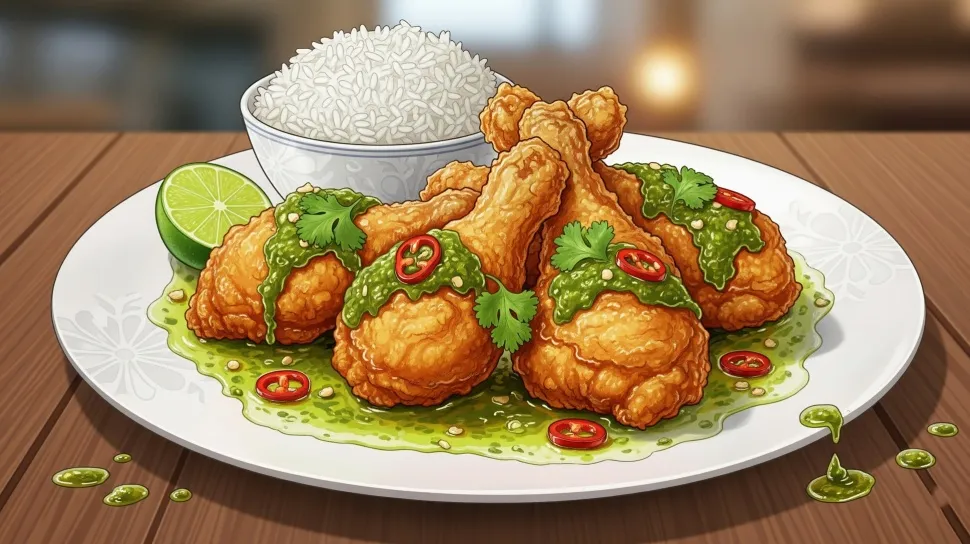 Resep Ayam Goreng Cabe Ijo untuk Menu Harian