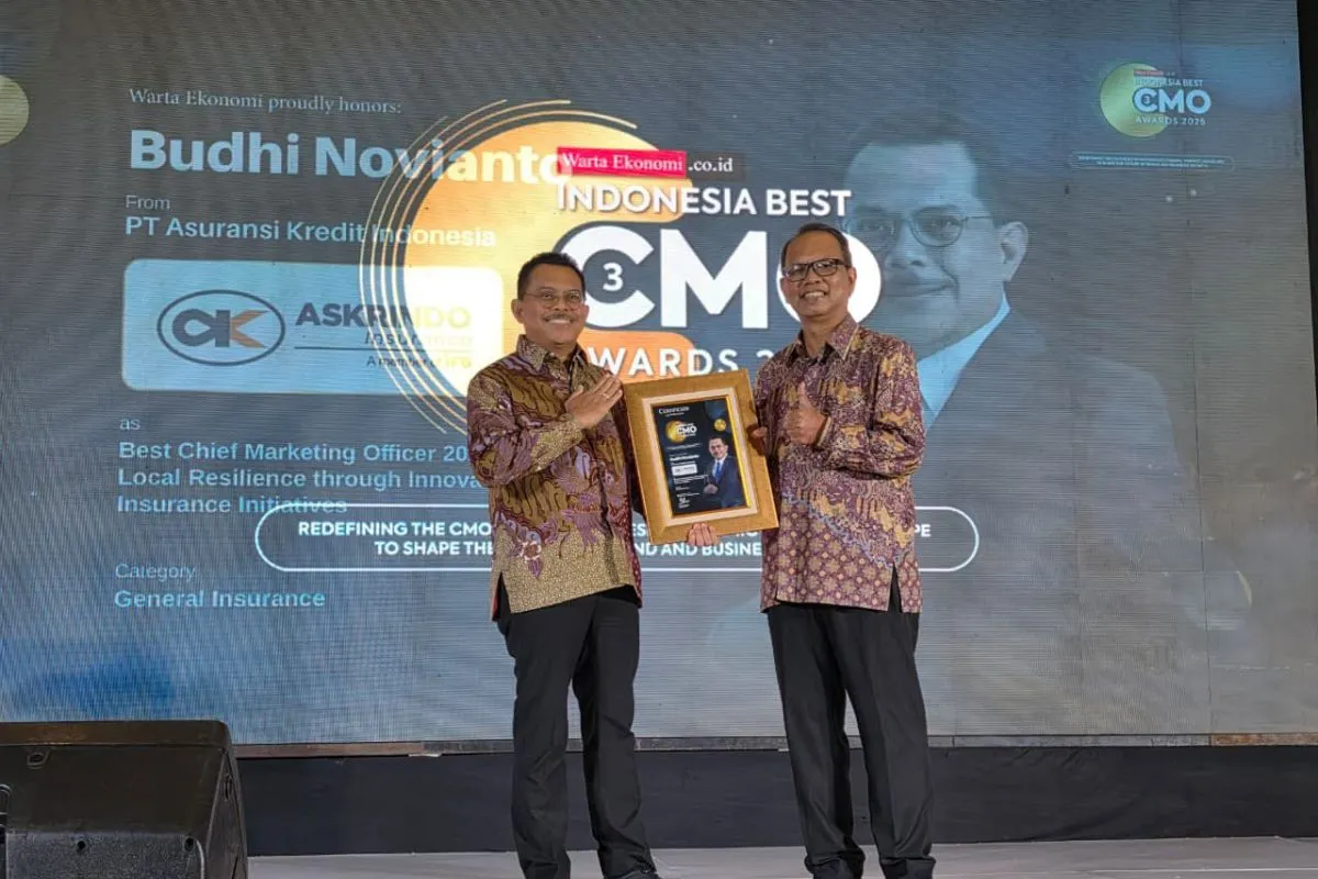 Askrindo Raih Penghargaan atas Penguatan Strategi Pemasaran dan Pertumbuhan Berkelanjutan