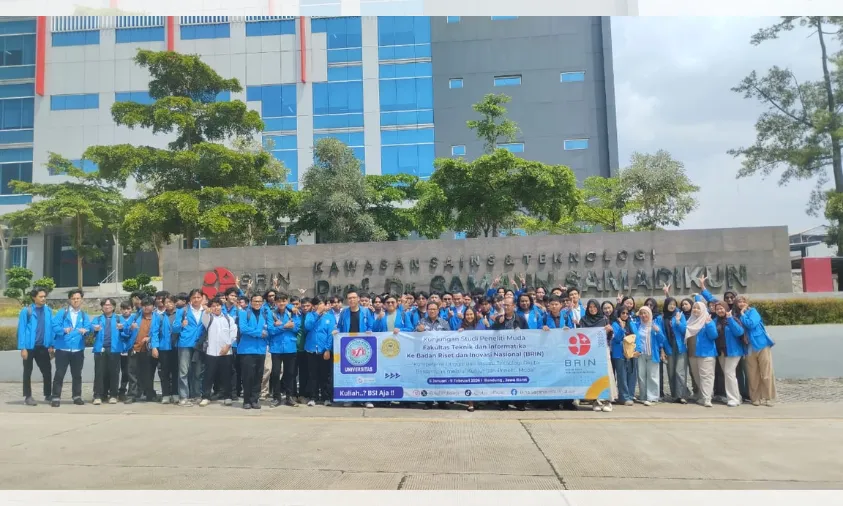 Mahasiswa Software Engineering UBSI Kunjungi BRIN Bandung untuk Mendalami Riset dan Inovasi