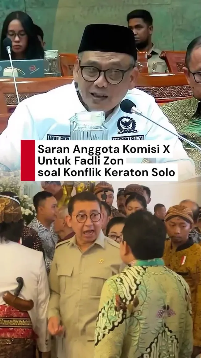 Anggota Komisi X DPR Minta Fadli Zon Berhati-hati Tangani Polemik Keraton Solo