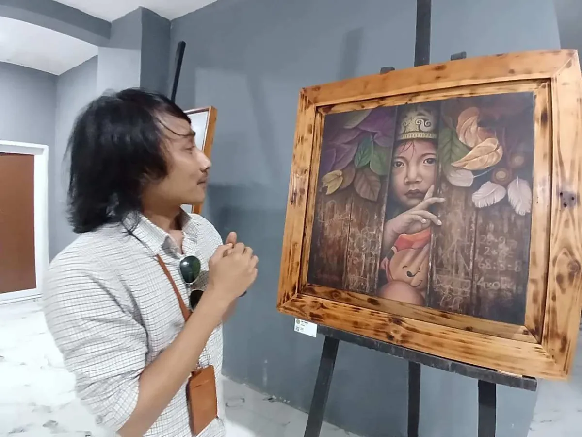 Cerita di Balik “Deadlock”, Lukisan Senilai Rp75 Juta Karya Seniman Samarinda