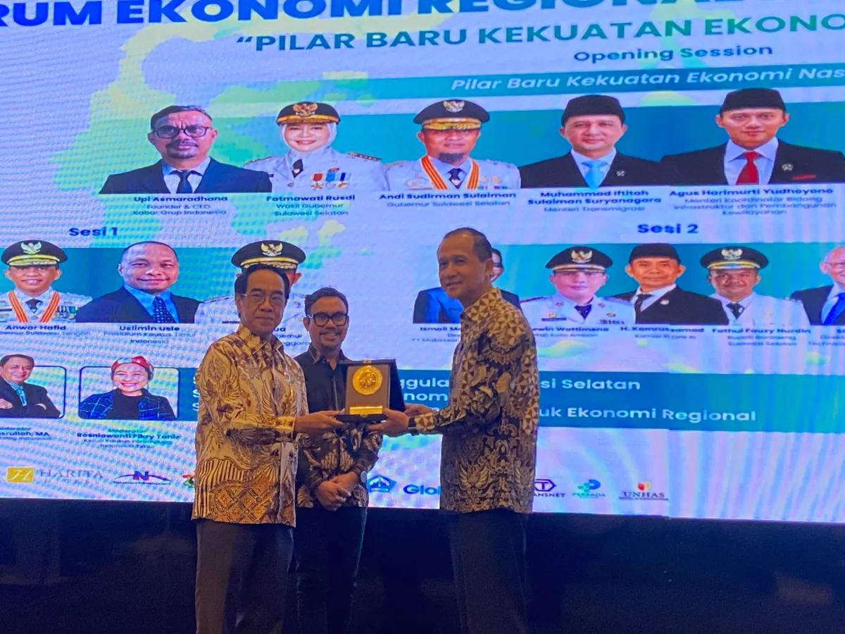 Forum Ekonomi Regional Indonesia Timur 2025 Dibuka di Makassar, Bahas Penguatan Kawasan Timur