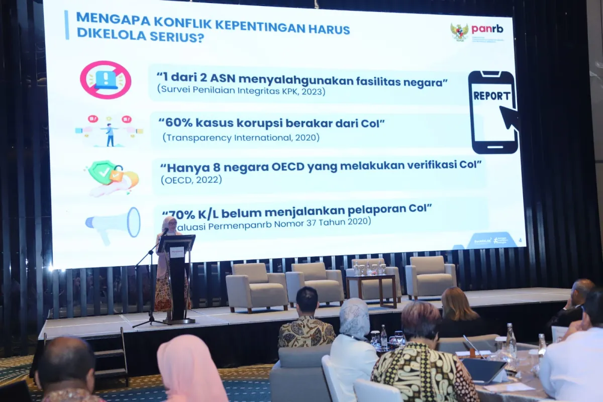 Menteri PANRB Tekankan Pencegahan Konflik Kepentingan Lewat Pembentukan Karakter Birokrasi