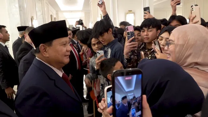 Tiba di Amman, Prabowo Dikawal Jet Tempur F-16 dan Disambut Putra Mahkota Yordania