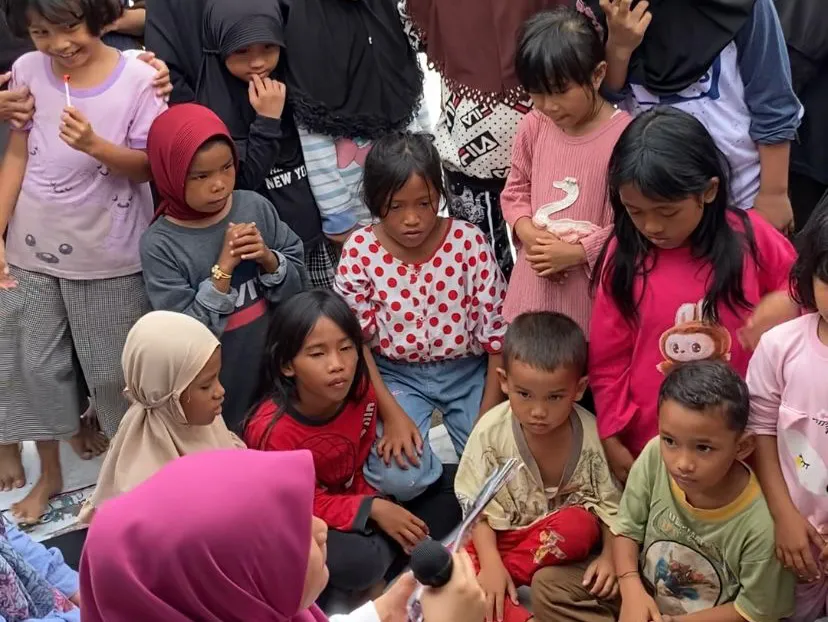 Trauma Healing untuk Anak Korban Bencana di Balai Gadang Dirangkai Penanaman 3.000 Bibit Tanaman Produktif